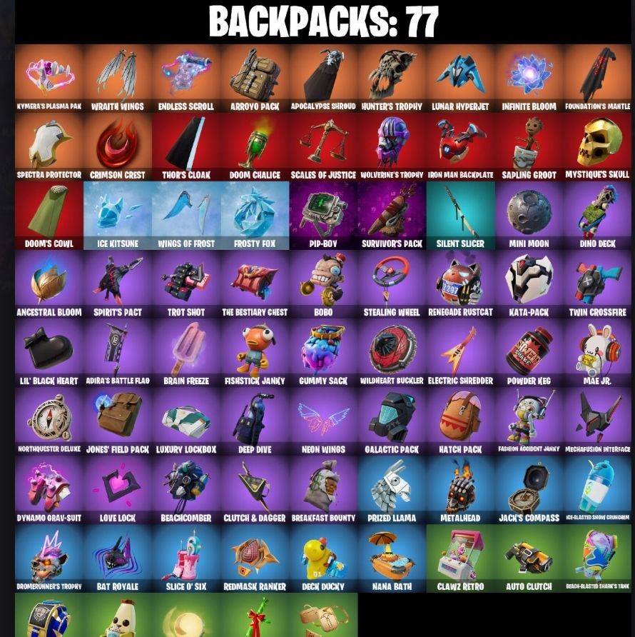 FORTNITE 55 SKINS FULL ACESSO com THOR, WOLVERINE, GROO e Tennifer Walters