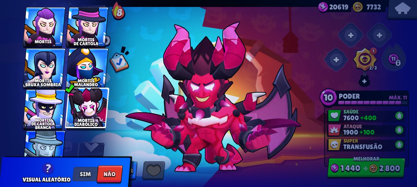 CONTA BRAWS STAR MUITO RARA E GEMADA 8 ANOS DE CRIAÇÃO FULL BRAWLES.