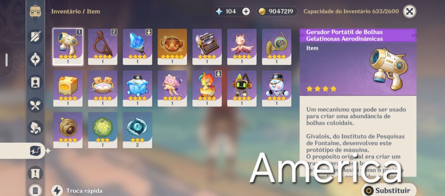 Conta Multiserver com vários personagens t5 limitados e do mochileiro!
