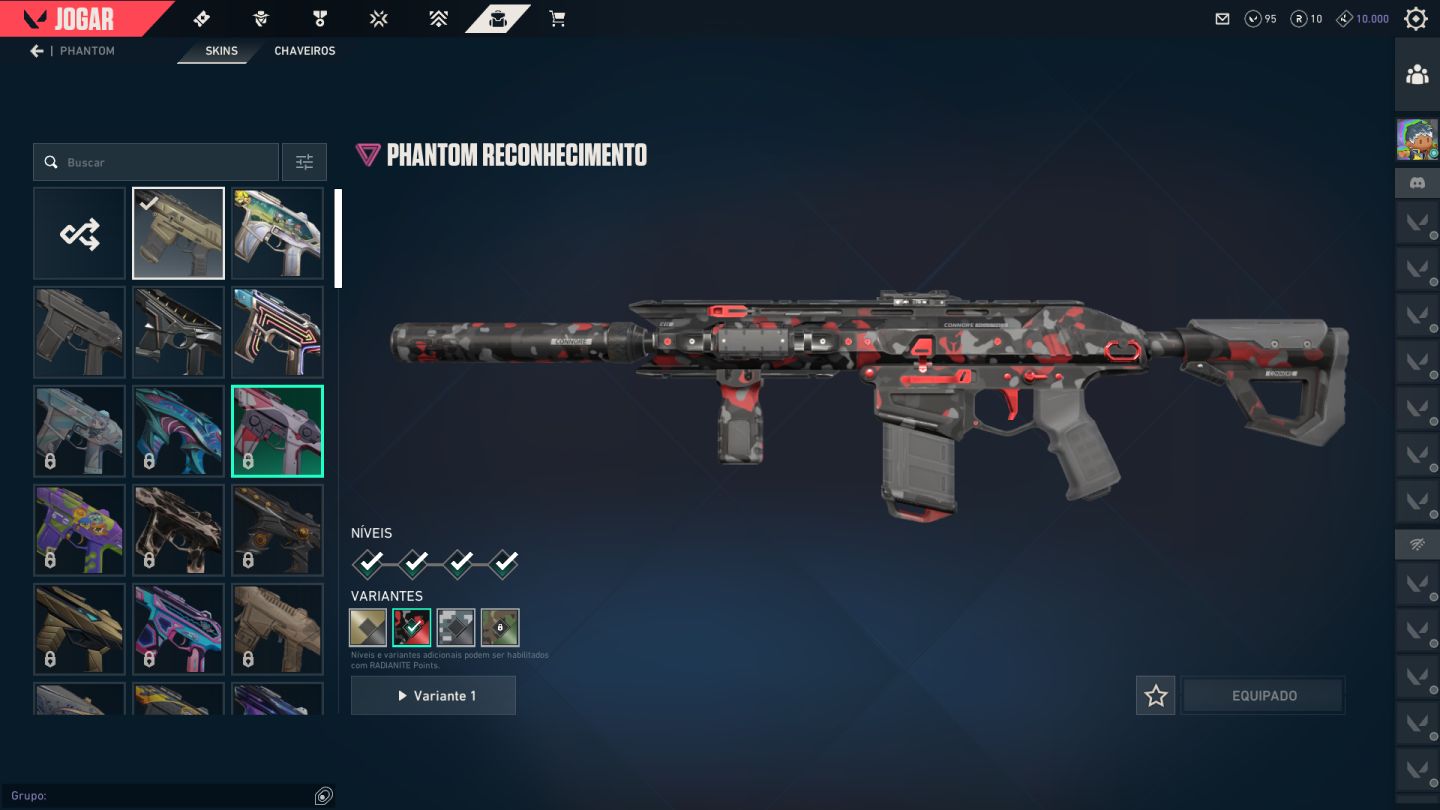 CONTA VALORANT COM AS SKINS MAIS DESEJADAS DO GAME