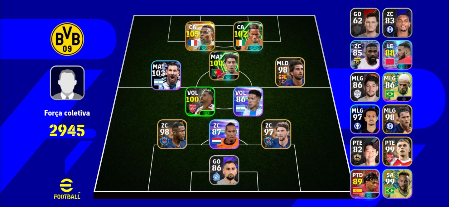 EFOOTBALL 27 MOBILE | COMECE COM CRAQUES ÉPICOS + SHOWTIME + BIG TIME