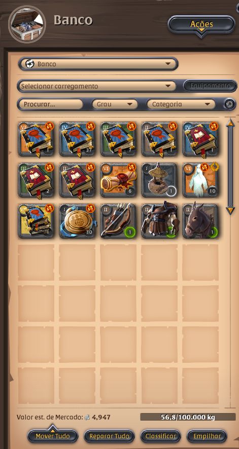 [PROMOÇÃO] CONTA ALBION ONLINE COM SKINS