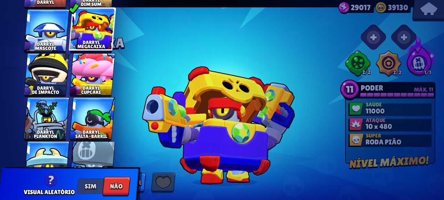 CONTA DE BRAWL STARS 2018 SUPER RARA