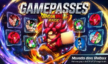 DRAGON BALL RAGE GAMEPASS GP RADAR LIMIT BREAKER 2X 3X CAPSULA DEUS GAMEPASSES G