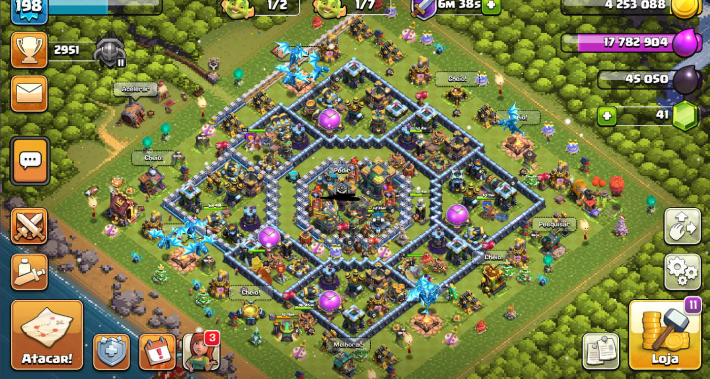 90% OFF |CONTA CLASH OF CLANS | FULL ACESSO | ENTREGA AUTOMATICA cv 17 14 15 16
