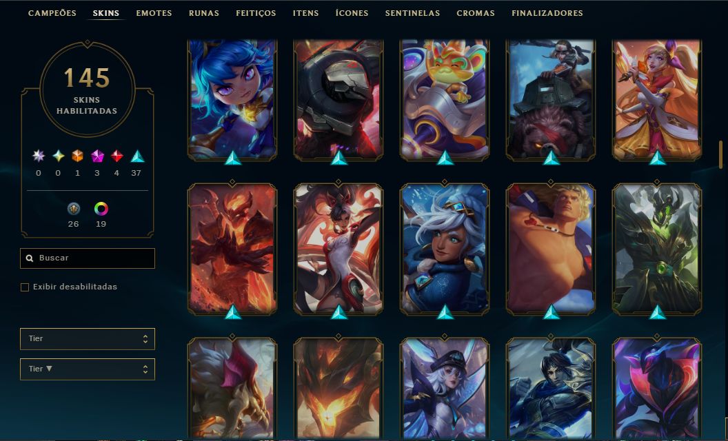 CONTA DE LOL 2012 / NOVA SKIN DO EKKO / 99 SKINS / FULL ACESSO