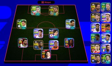 Conta eFootball perfeita pra iniciantes, com Novo Diego Costa e Luis Suárez