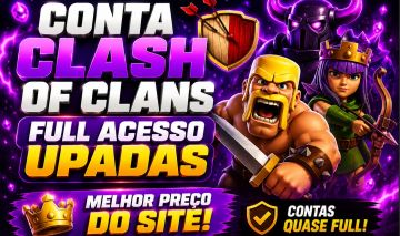 Contas Clash of Clans Quase Full | Full Acesso | Entrega Imediata