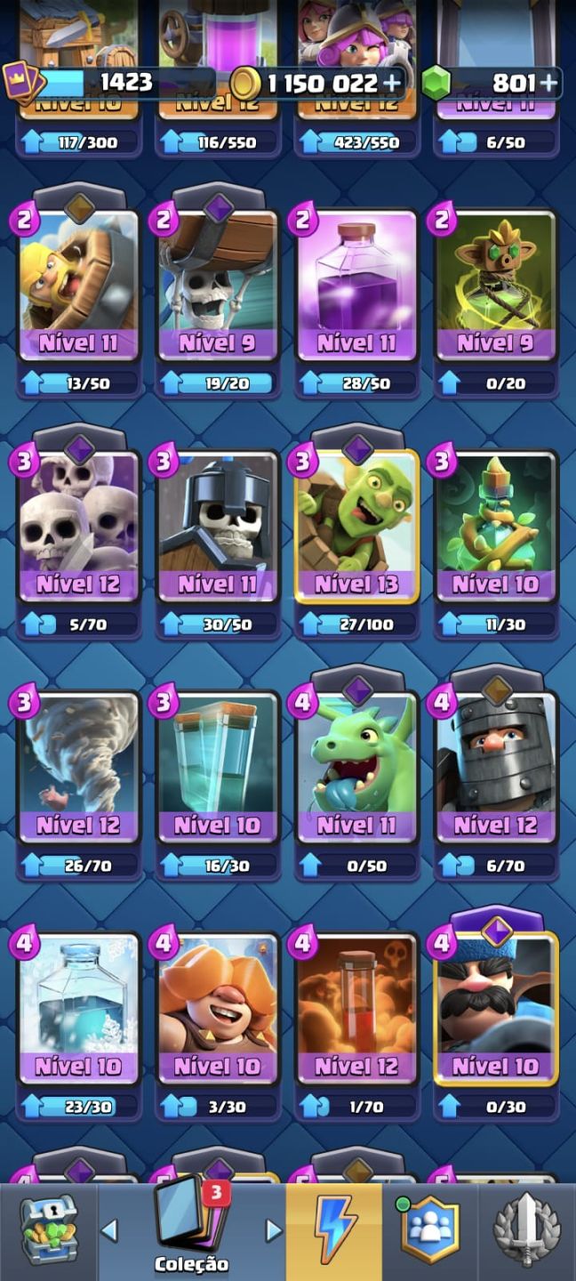 COMBO Conta de Brawl Stars e Clash Royale (43k de troféus) e (8k de troféus)