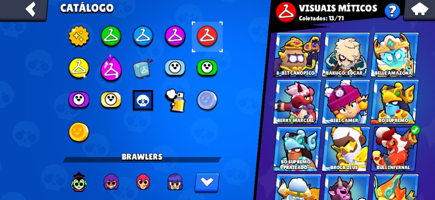 CONTA DE BRAWL STARS PRA SAIR AGORA!!!!!