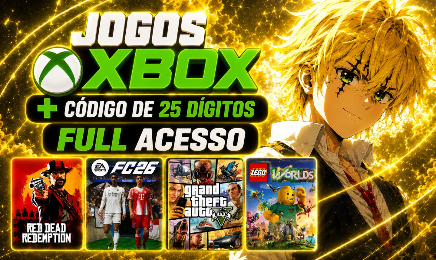 Jogos Xbox one /Series SS/SX código de 25 Digitos (keys)
