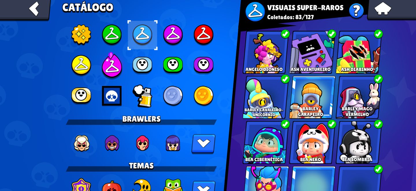 Conta brawl Stars colecionador