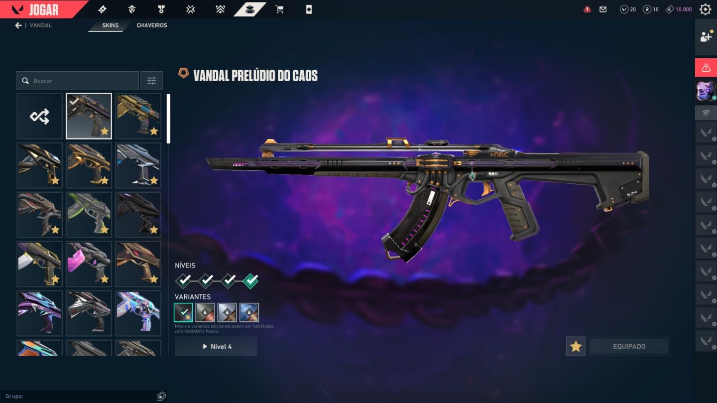 Conta VALORANT EXTREMAMENTE RARA +3K GASTOS!!!