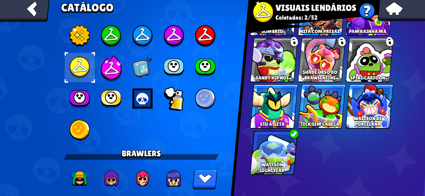 CONTA DE BRAWL STARS 53/103 BRAW (TODOS OS DADOS TROCAVEIS, ACEITO OFERTAS BOAS)