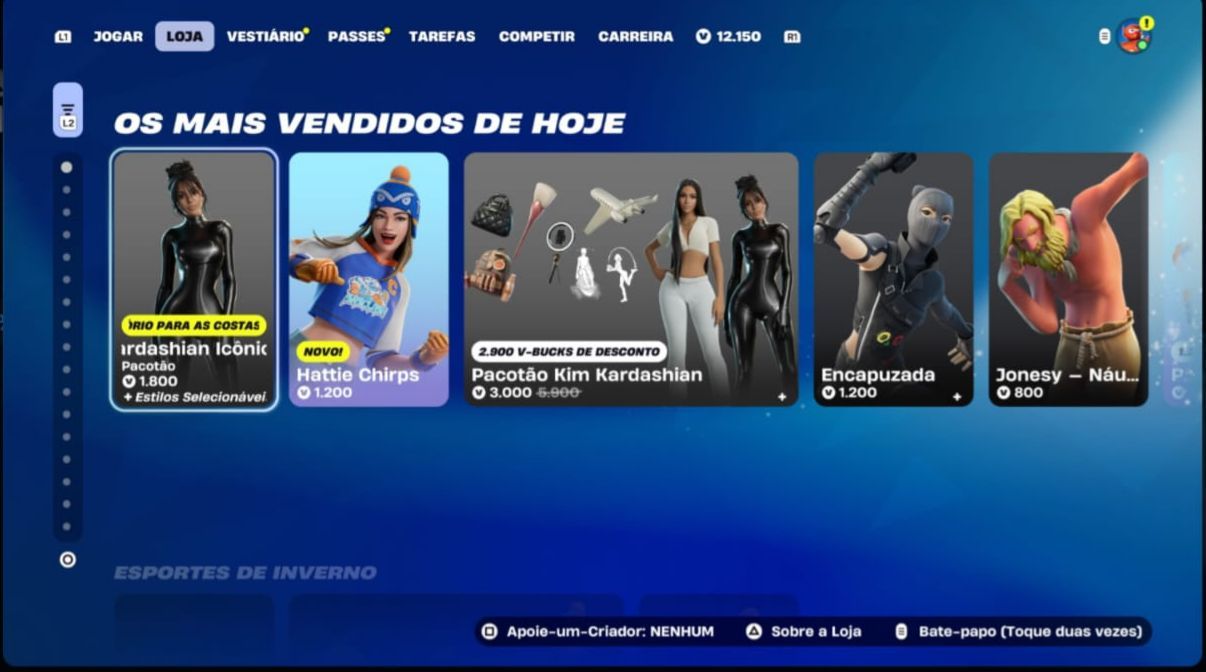 CONTA DE Fortnite COMPLETÍSSIMA 18K V-BUCKS + CLUBE ATIVO