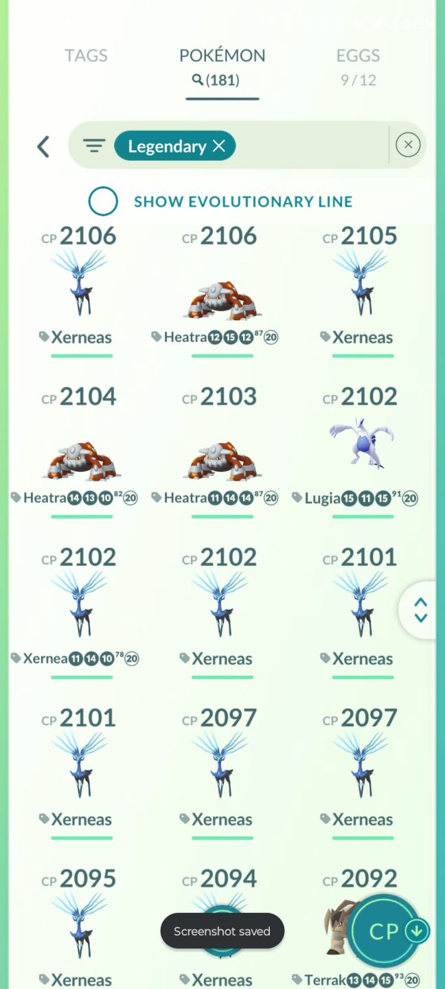 Conta de 2019 Pokemon go, recheada de lendario!