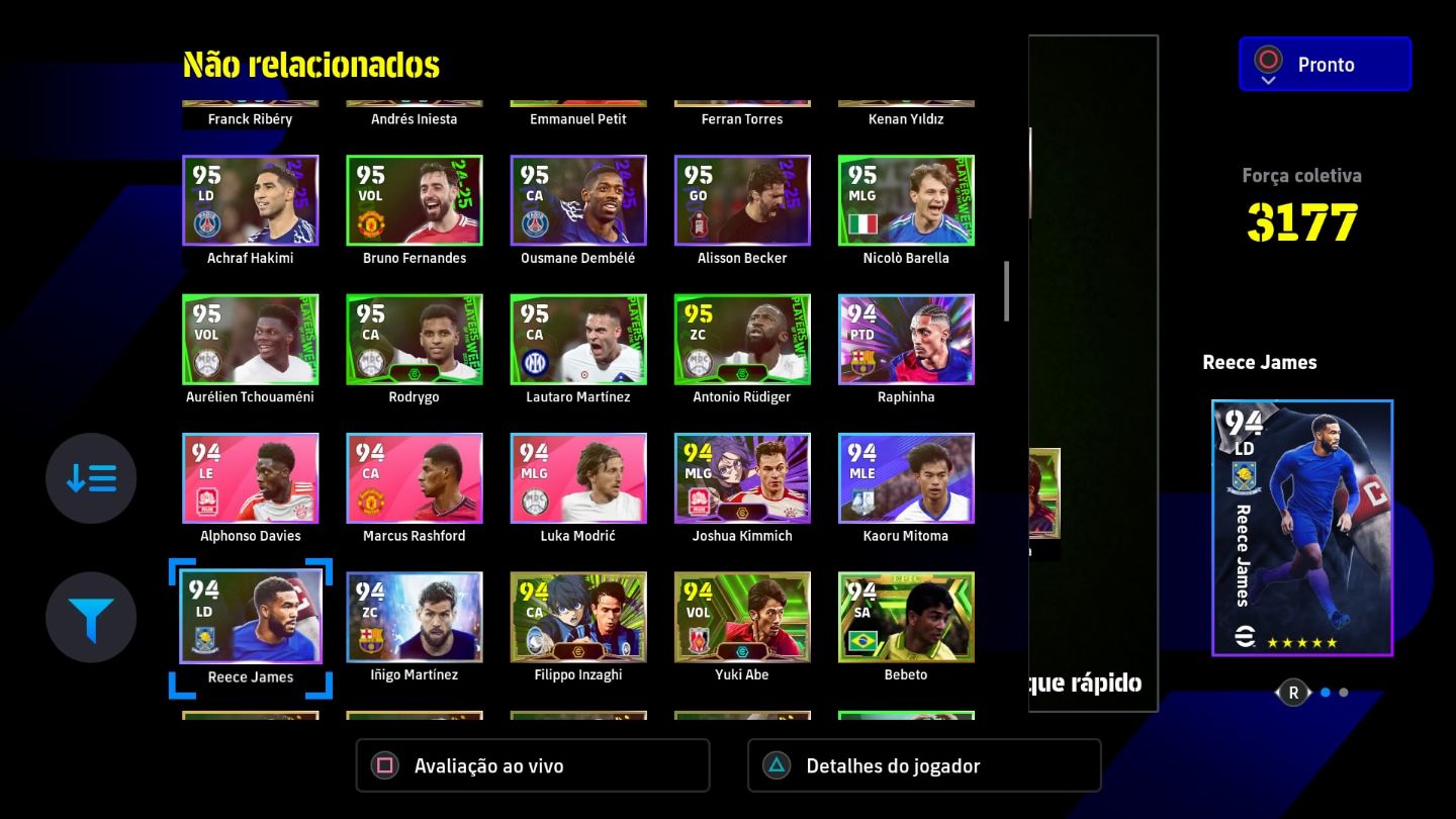Conta para PS4/PS5 Força 3177