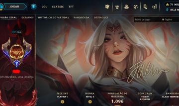 Conta com Ahri Lenda Imortalizada, e muito mais gacha + 71.027 RP