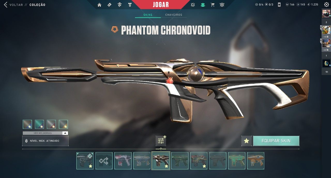 CONTA DE VALORANT COM MAIS DE 20 SKINS RARAS