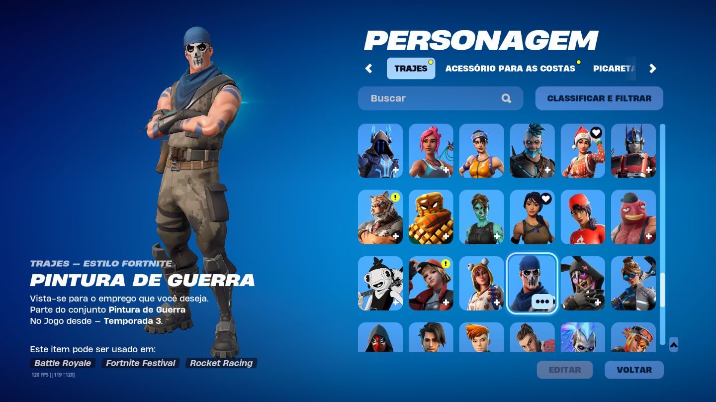 Conta fortnite: Minty, glow +salve o mundo fundador (180 skins )