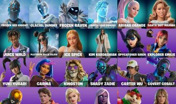 CONTA DE FORTNITE COM 27 SKINS E 6 ICONES PRA QUEM ESTA COMEÇANDO A JOGAR!