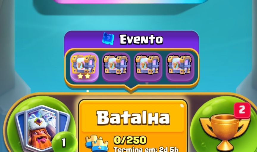 CONTA CLASH ROYALE 9 ANOS + BRAWL STARS 600 GEMAS + HAY DAY