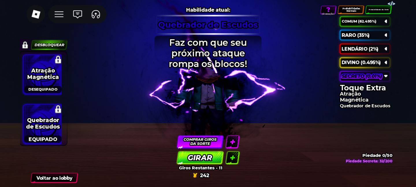 CONTA ROBLOX LENDAS DO VÔLEI | VOLLEYBALL LEGENDS | MURDER MYSTERY 2 | MM2