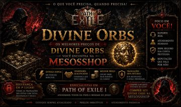 Path Of Exile 1 | Divine Orb Mirage e Evento - Menor preço!
