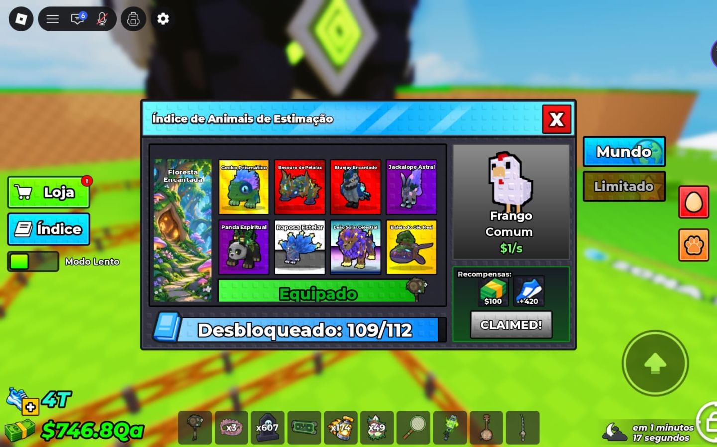 Conta Roblox - Roube Um Ovo 2.6t/s, com um ovo de 1t na base
