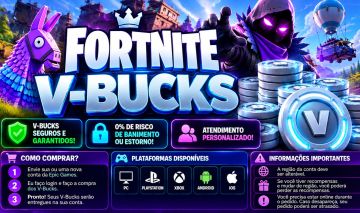 FORTNITE V-BUCKS | PREÇO ESPECIAL | MAIS BARATO DO SITE