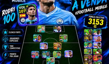 CONTA eFOOTBALL MOBILE MESSI 104 | TIME FORTE 3153 | JOGADORES ESPECIAIS