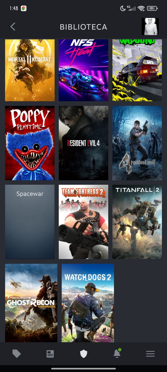 Conta STEAM unico dono
