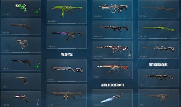 Continha clean com skins daora