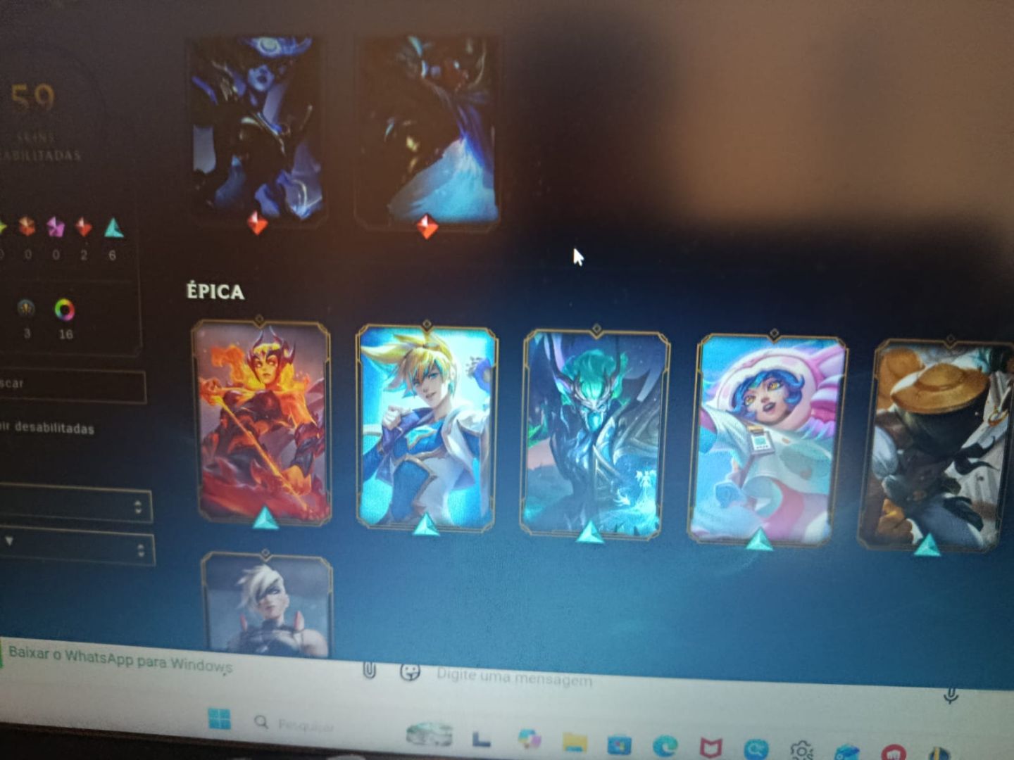 Conta LOL,diamante,lvl63