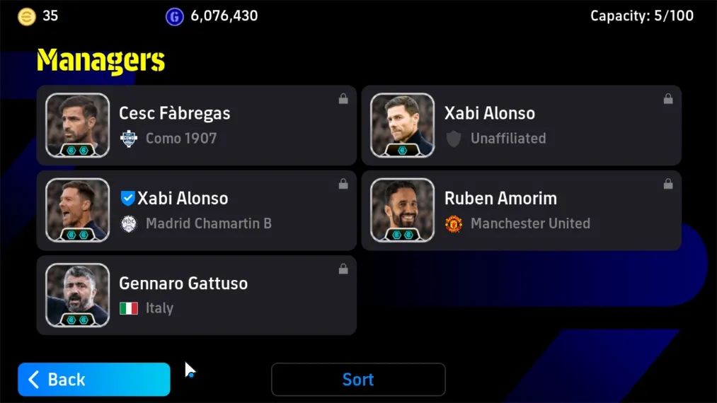 CONTA EFOOTBALL 3192 FC | BECKENBAUER 104 | KAHN 105 | 6M GP | XABI ALONSO