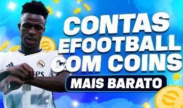 CONTA DE EFOOTBALL COM 1074 DE FORCA COM VARIOS JOGADORES POTW E MUITO MAIS