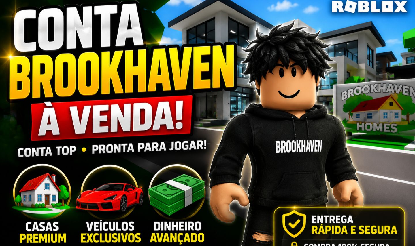Conta boa de brookhaven a venda com premium.