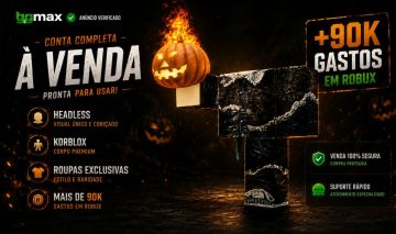 Conta Headless e Korblox, Mais de 110k gastos