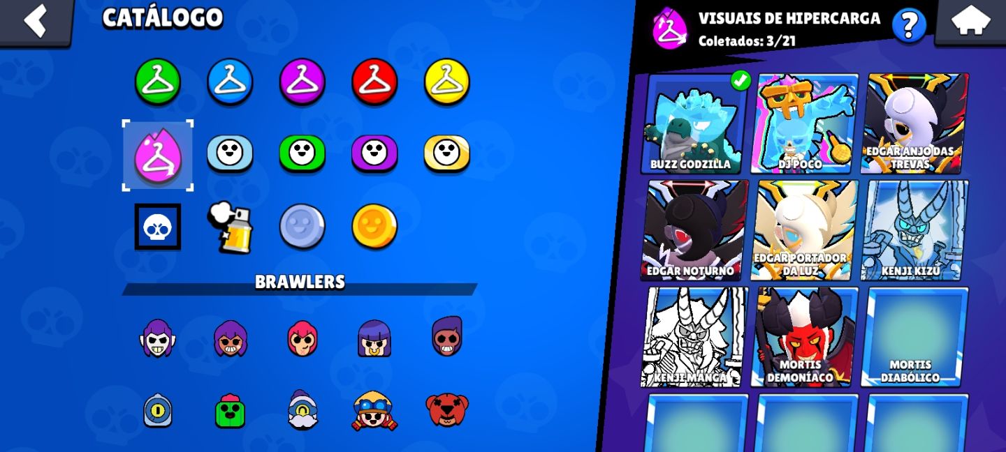 CONTA 91K TROFÉUS | 103/104 BRAWLERS | PRESTÍGIO 52 | FULL SKINS