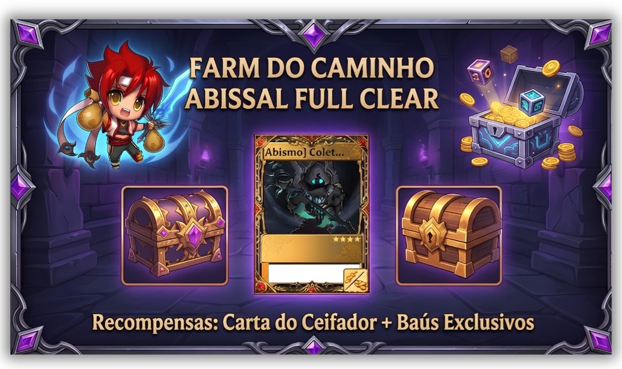 [SUPER OFERTA] GRAND CHASE CLASSIC FARM CAMINHO ABISSAL FULL CLEAR