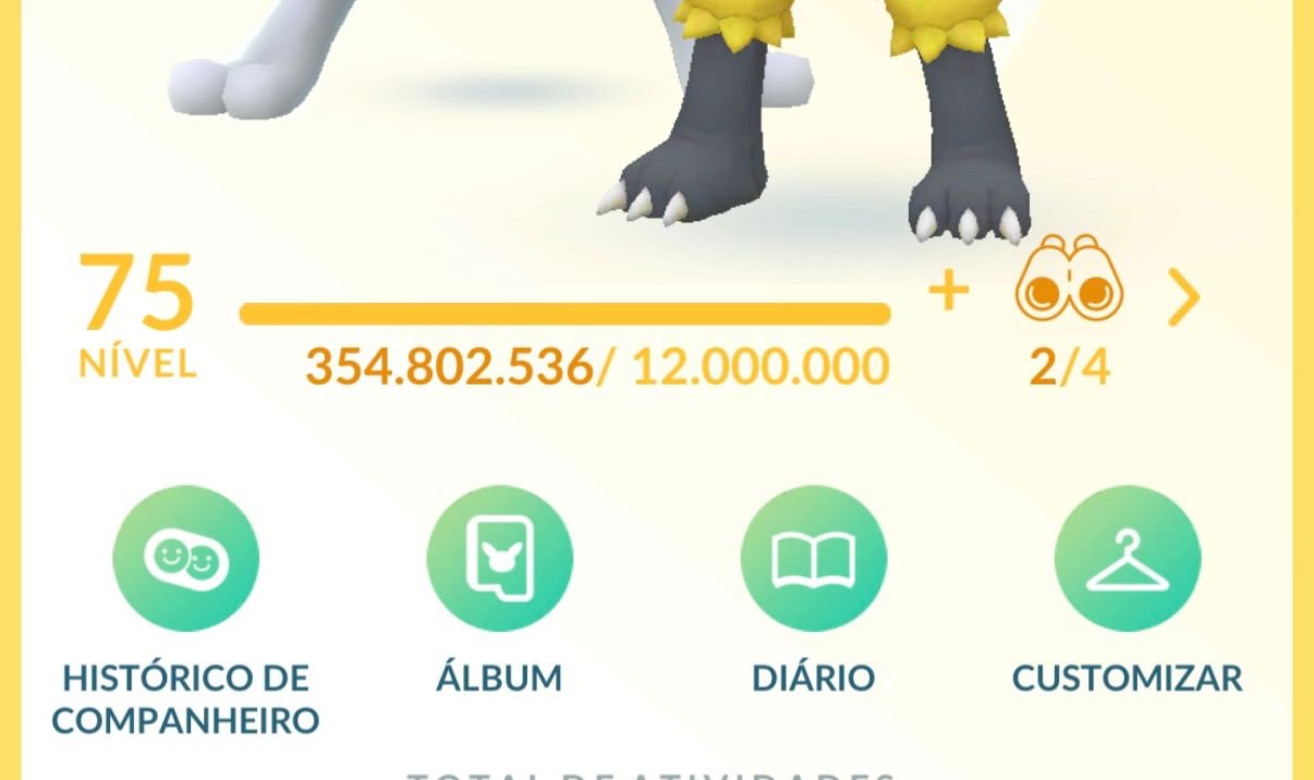 CONTA LVL 75 ENDGAME | 354 MILHÕES DE XP