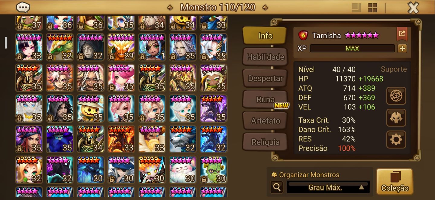 Summoners war server - 4LD 5* Gandalf de luz, Julianne, Seimei e Hanwul