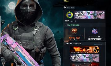 CONTA Try Hard WARZONE IRIDESCENTE + CHERY FRIZZ (LEGIT SEM SHADDOW)