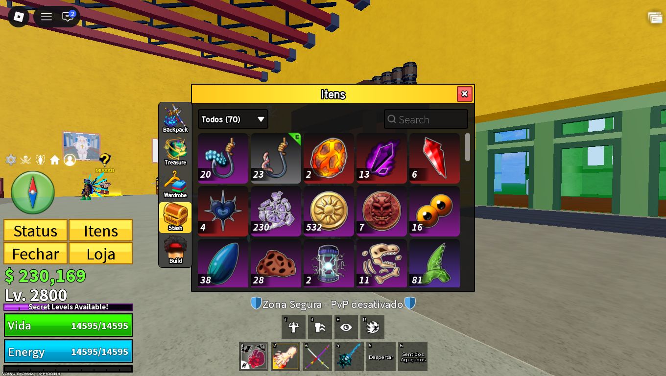 CONTA BLOX FRUITS + VBL | LVL 2800 + DARKBLADE + YETI, LIGHTNING PERM E MAIS!!