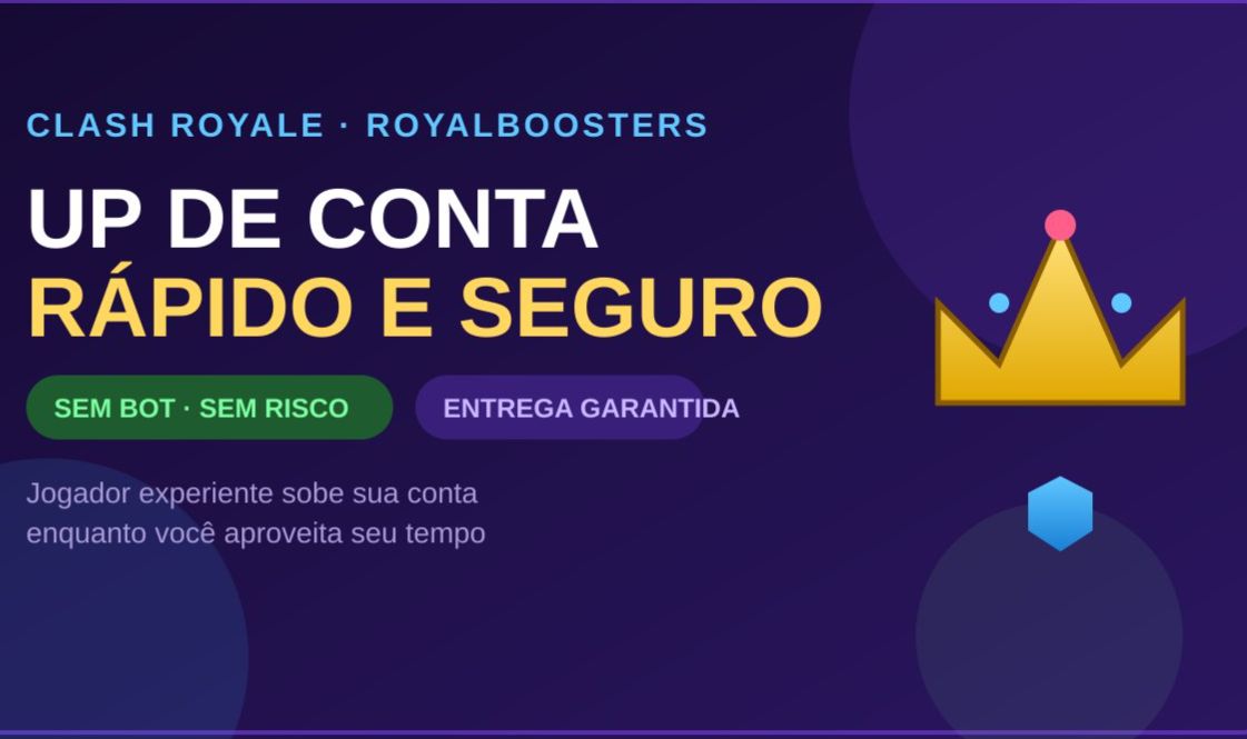 UP DE CONTA CLASH ROYALE - SUBO DE ARENA RÁPIDO!