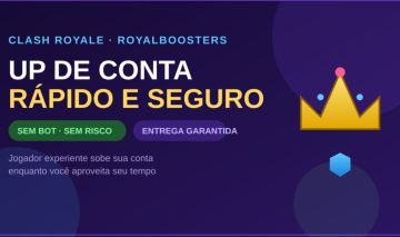 UP DE CONTA CLASH ROYALE - SUBO DE ARENA RÁPIDO!