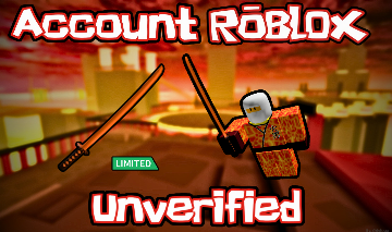 CONTA ROBLOX ANTIGA 2009 OCHEROUS KATANA THE SETTING SUN +37K RAP [UNVERIFIED]