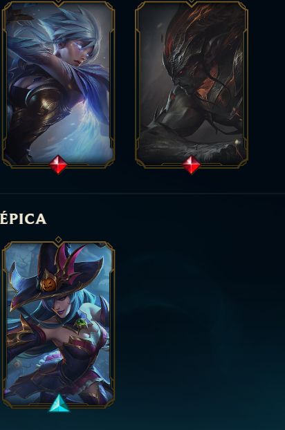Ac lvl 40, maestria com 1 champ, 5 skins riven e yasuo emissario, 10 spolio skin