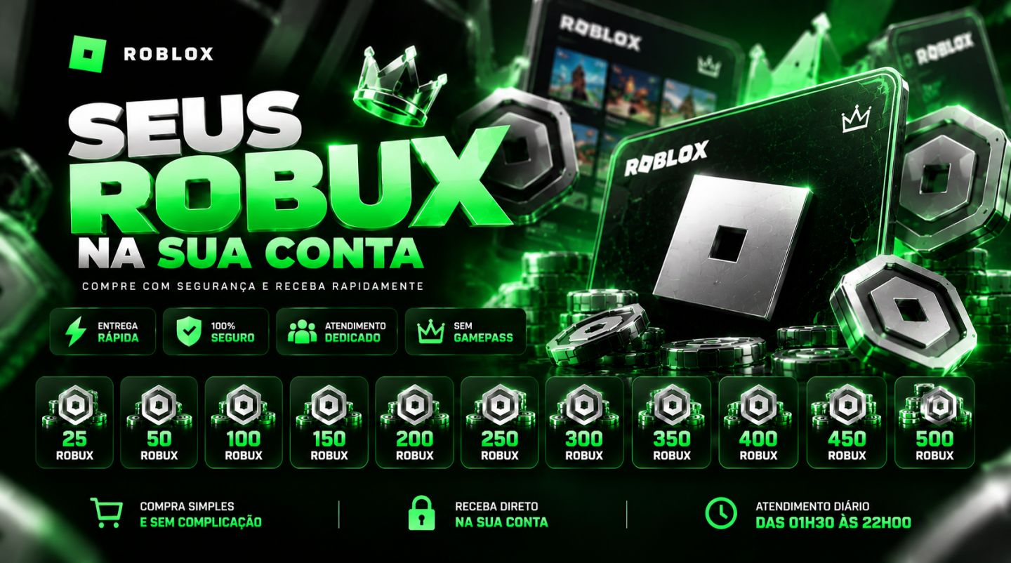 ROBUX BARATO | RECEBA DIRETO NA SUA CONTA | ENTREGA RÁPIDA E SEGURA