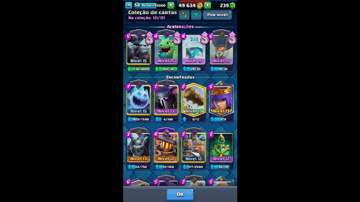 Conta de clash muito avançada com 10500 trofeus muito boa e falou negociavel!!!